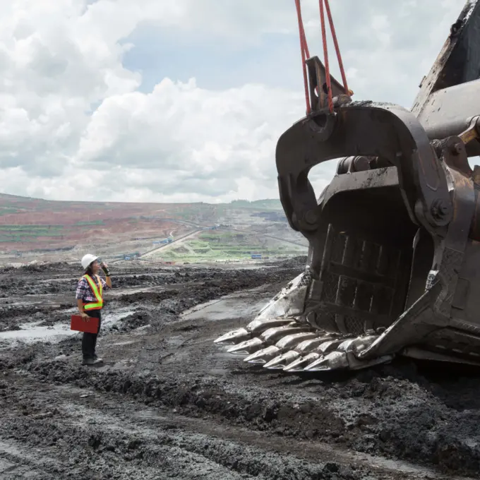 Material handling - mechanical shovel