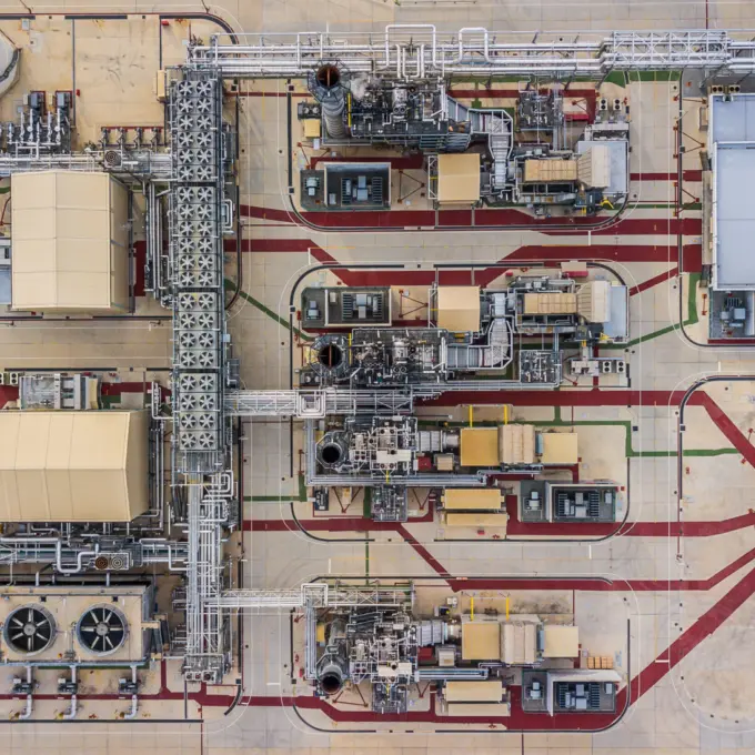 Industrial facility - Sky view 2