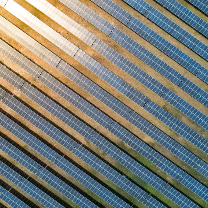 Independent Power Producers - Solar panels sun reflecting